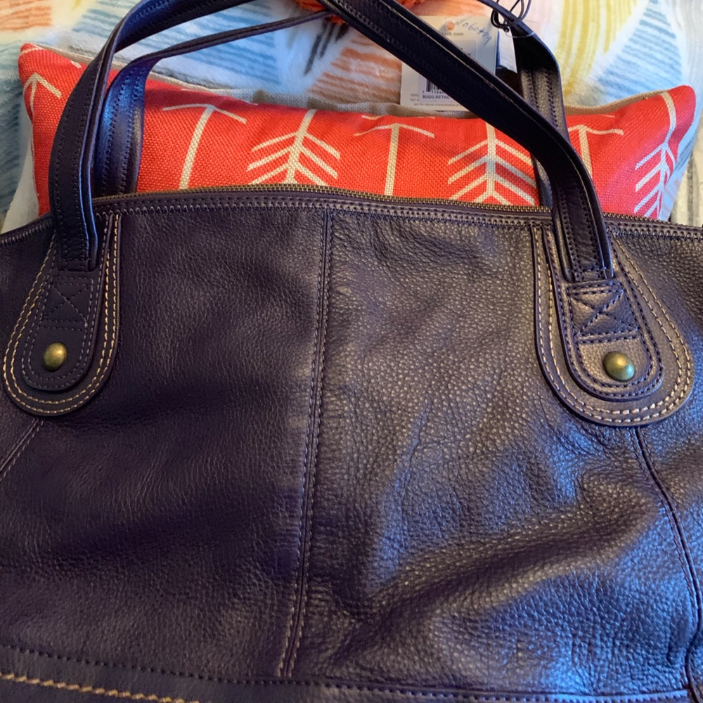 The SAK purple Large zipper puse - Picture 4 of 12